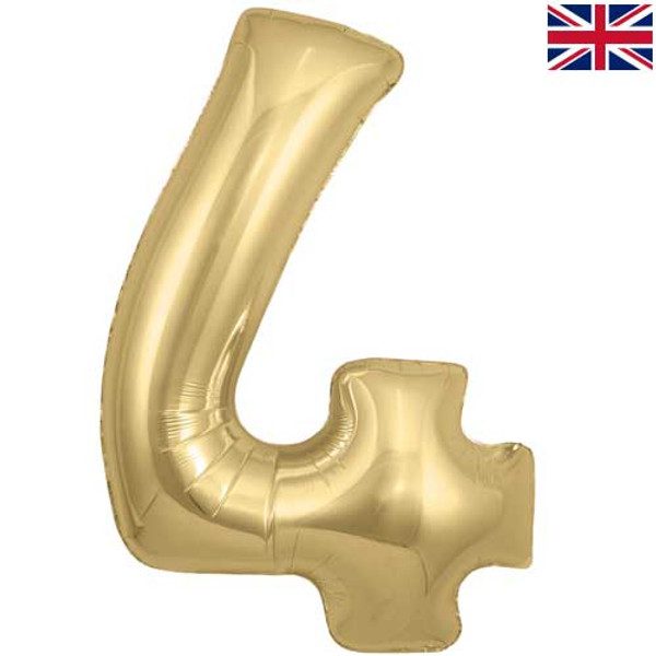 Oaktree 34 inch Gold Balloon with Helium