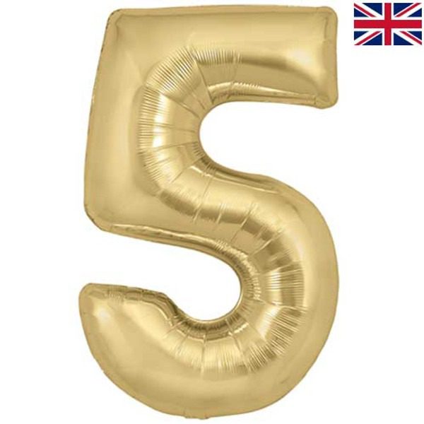 Oaktree 34 inch Gold Balloon with Helium