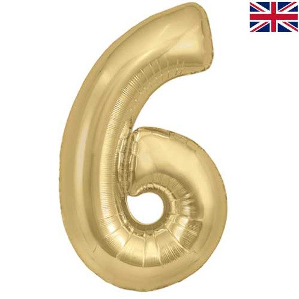 Oaktree 34 inch Gold Balloon with Helium