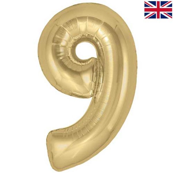 Oaktree 34 inch Gold Balloon with Helium