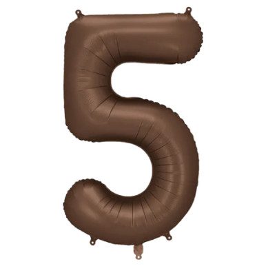 Party Deco 33 inch Brown Balloon with Helium