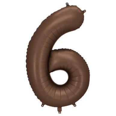 Party Deco 33 inch Brown Balloon with Helium