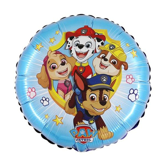 Paw Patrol Action 18" Round Foil Balloon with Helium