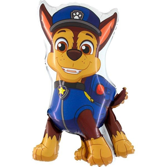 Paw Patrol Chase 37" Large Foil Balloon with Helium