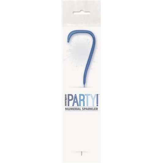 Sparkler 7" Number 7 Candle