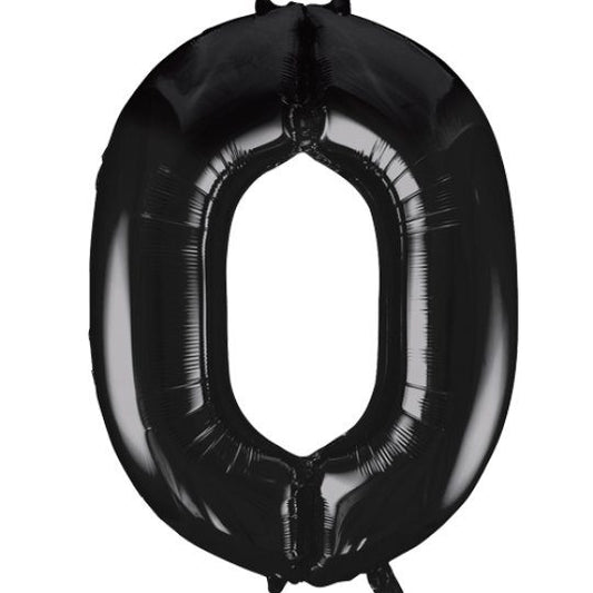 Unique 34 inch Black Balloon with Helium