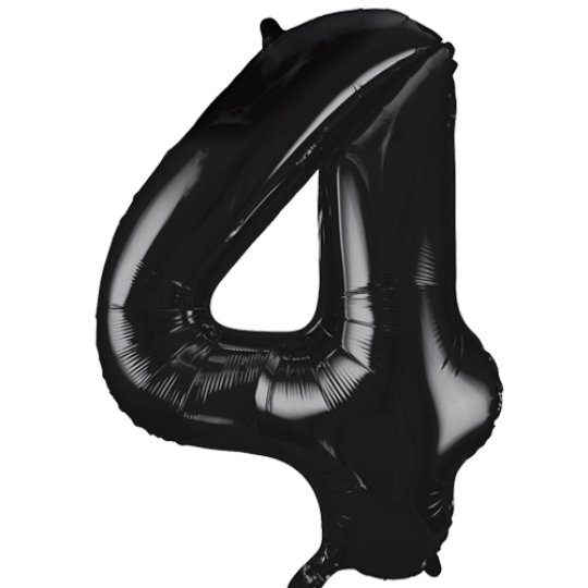 Unique 34 inch Black Balloon with Helium