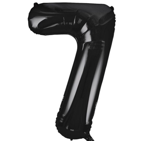 Unique 34 inch Black Balloon with Helium