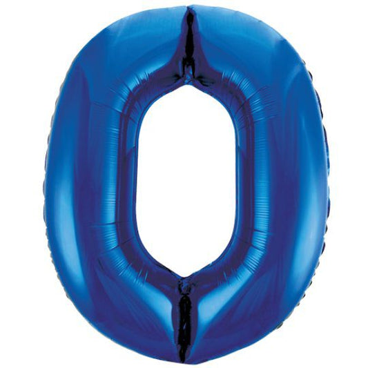 Unique 34 inch Blue Balloon with Helium