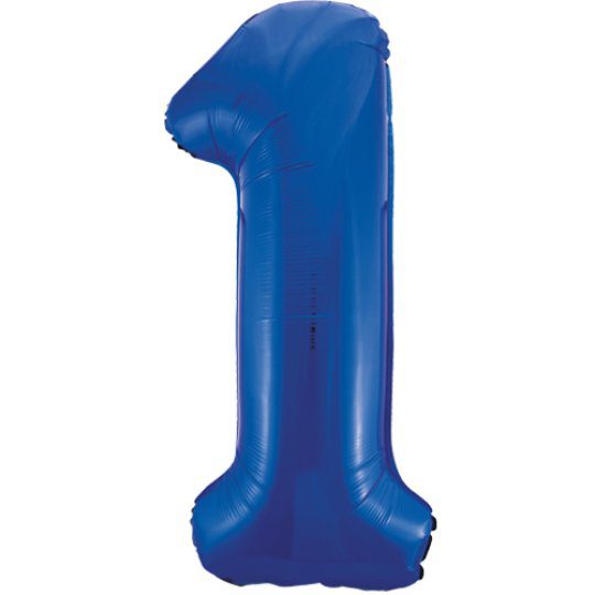 Unique 34 inch Blue Balloon with Helium