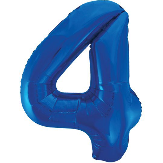 Unique 34 inch Blue Balloon with Helium