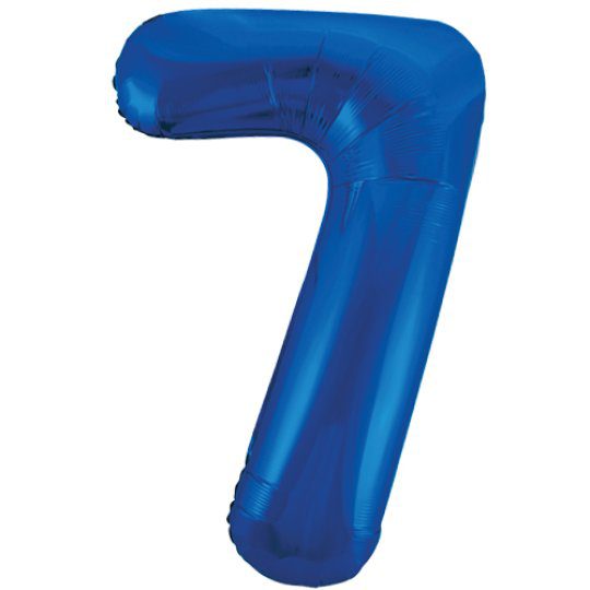 Unique 34 inch Blue Balloon with Helium