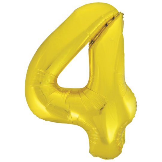 Unique 34 inch Gold Balloon with Helium