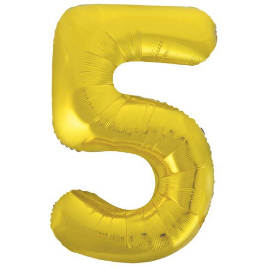 Unique 34 inch Gold Balloon with Helium