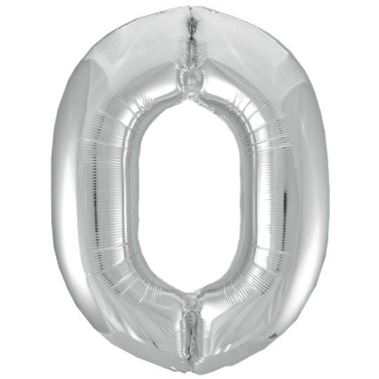 Unique 34 inch Silver Balloon with Helium