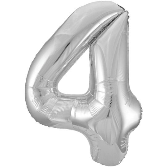 Unique 34 inch Silver Balloon with Helium