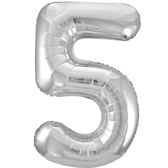 Unique 34 inch Silver Balloon with Helium