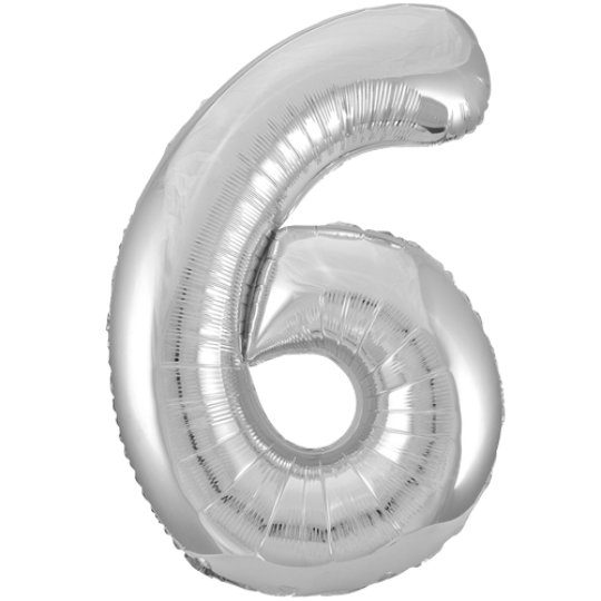 Unique 34 inch Silver Balloon with Helium