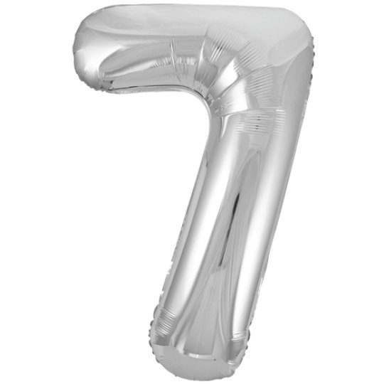 Unique 34 inch Silver Balloon with Helium